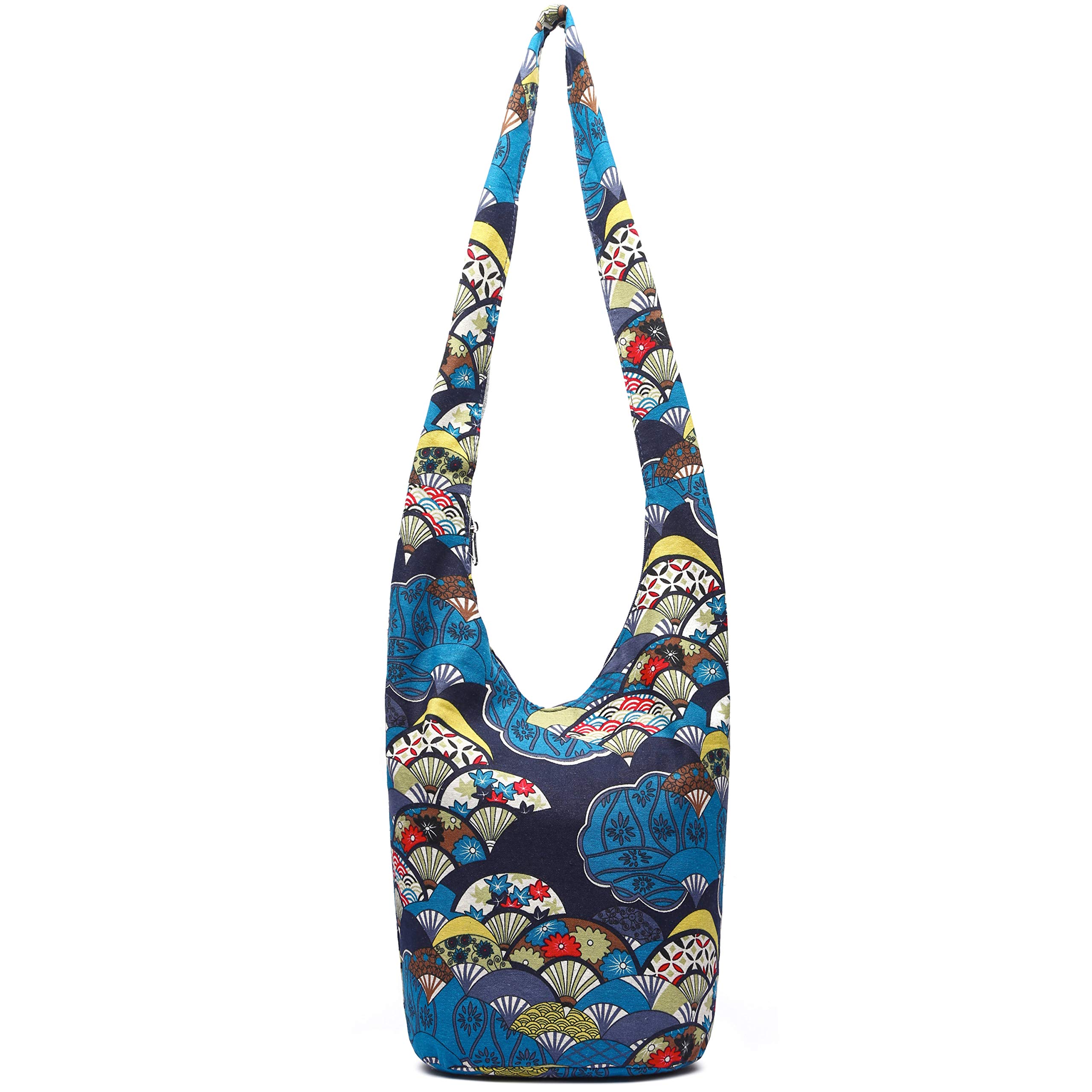 Stylish Women's Bohemian Crossbody Bag - Fashionable Canvas Shoulder Handbag with Animal Print for Everyday Use, Travel & Casual Outings