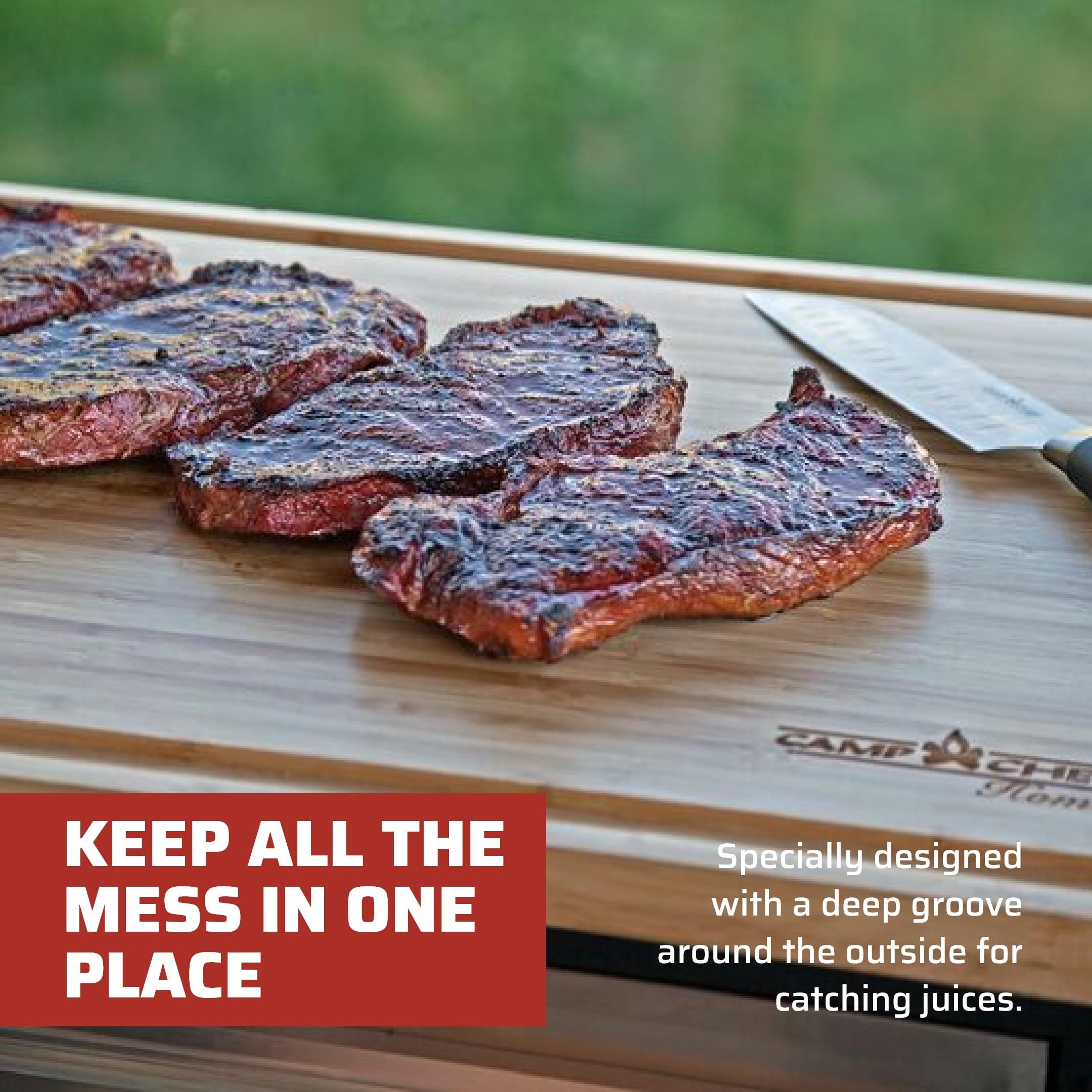 Premium Bamboo Cutting Board - 18