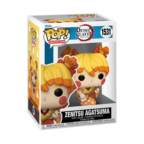Demon Slayer Pop! Vinyl Figure - Zenitsu Agatsuma in Kimono [1531] | Anime Collectible, Gift for Fans | Perfect for Display, Cosplay Inspiration & Anime Decor