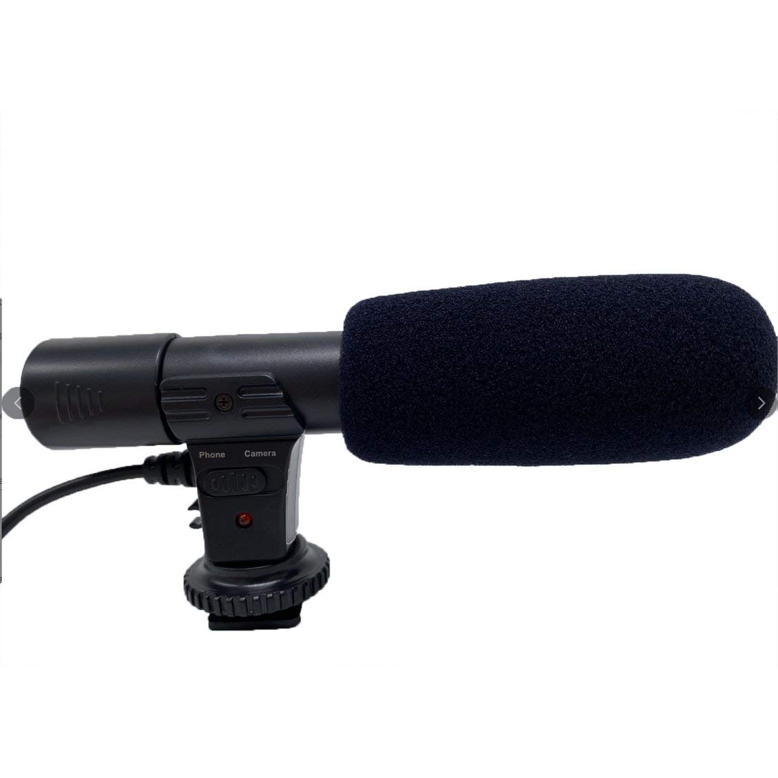 Professional MIC-01 SLR Camera Microphone - High Quality Stereo Mic for DSLR Photography & Video Recording - Perfect for Vlogging, Interviews, Film Making & YouTube Content Creation