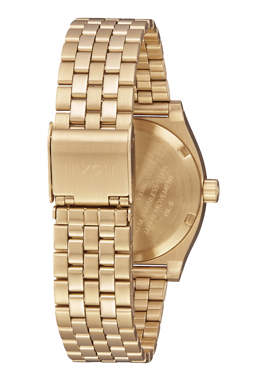Vintage Medium Time Teller Watch - Light Gold & White Dial - Perfect for Casual Wear, Office & Special Occasions