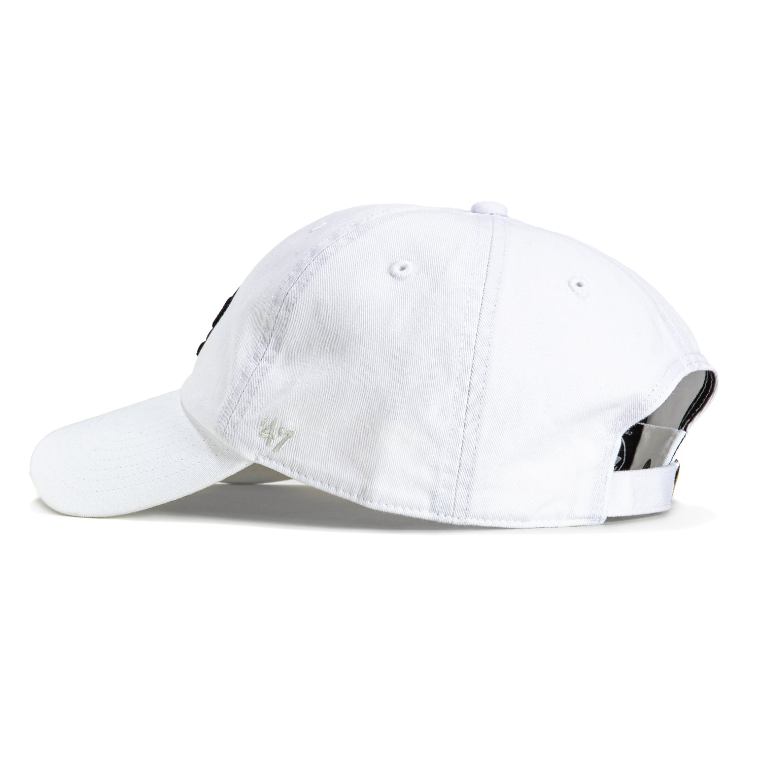 47 Brand Los Angeles Dodgers Cleanup Adjustable Baseball Cap - White & Black - Perfect for Game Day, Sports Events & Casual Wear