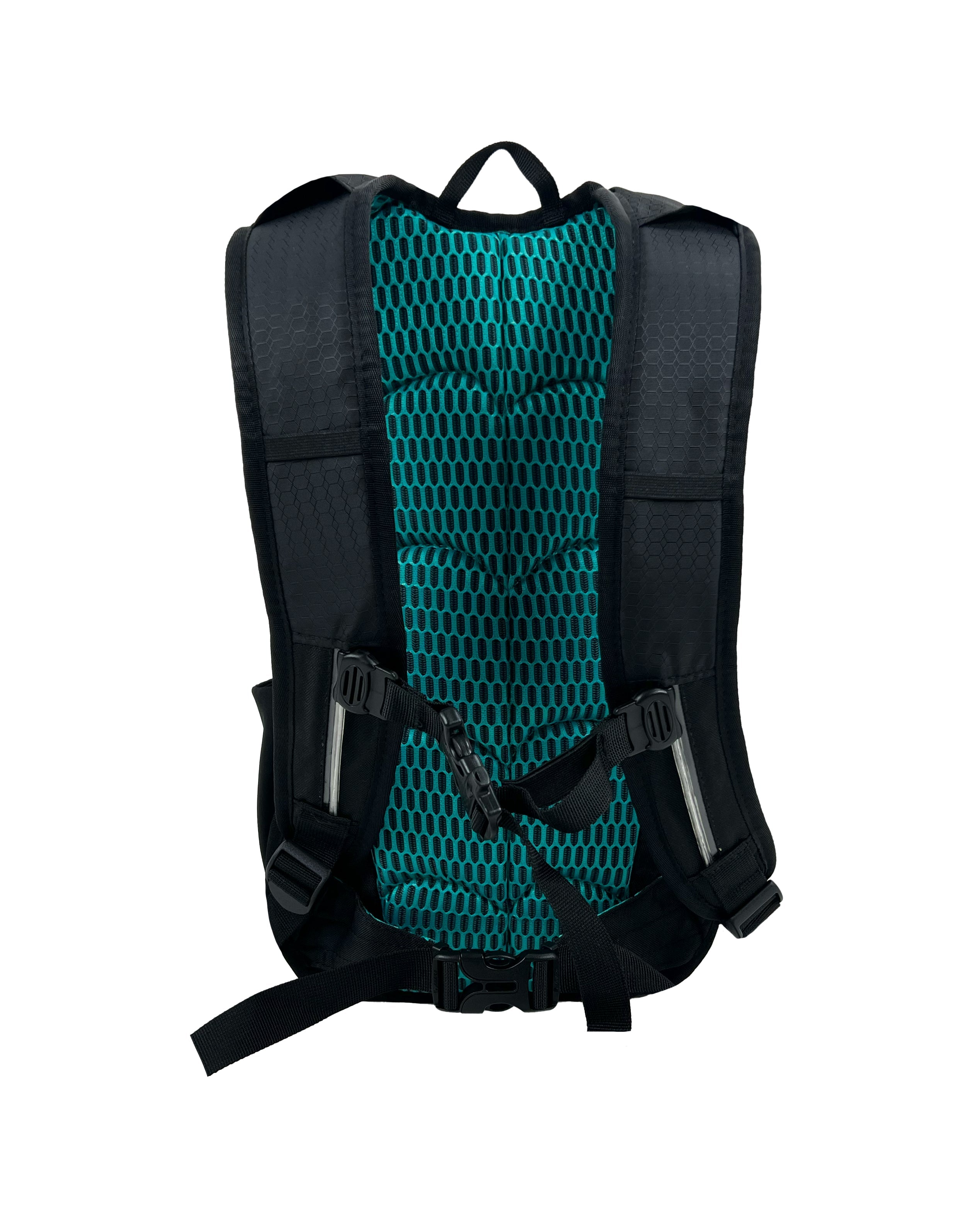 Black Wolf Tomaree 12L Backpack - Lightweight Hiking Daypack for Men & Women, Water-Resistant Outdoor Backpack for Travel, Camping, and Daily Commute - Jet Black