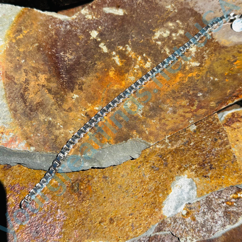Sterling Silver Box Chain Bracelet for Women - Dainty & Elegant Jewelry Gift for Her - Perfect for Everyday Wear, Parties & Special Occasions