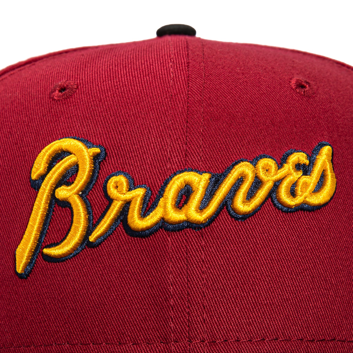 New Era 59Fifty Atlanta Braves 2025 All Star Game Patch Script Hat - Official MLB Baseball Cap for Men & Women - Stylish Brick & Black Design - Perfect for Sports Fans, Game Day & Casual Wear