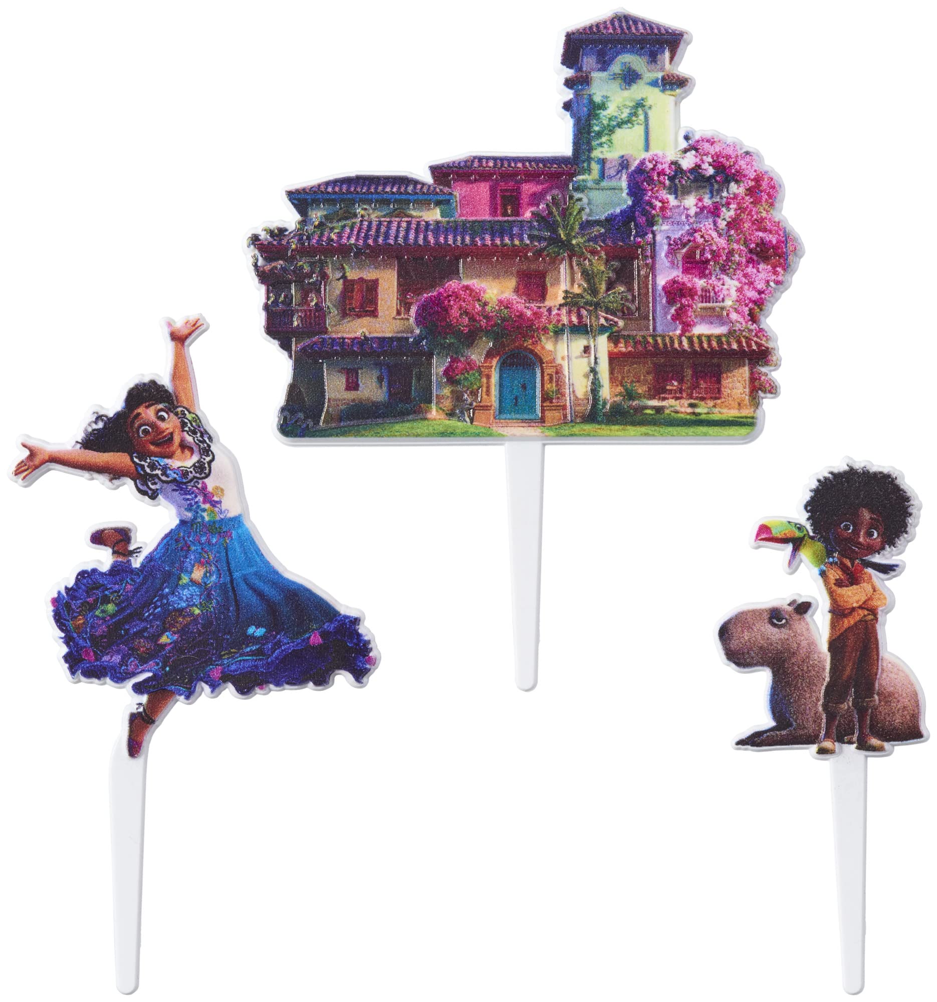Disney Encanto Cake Topper Set - 3-Piece Cake Decorating Kit for Birthday Parties, Baby Showers & Special Celebrations