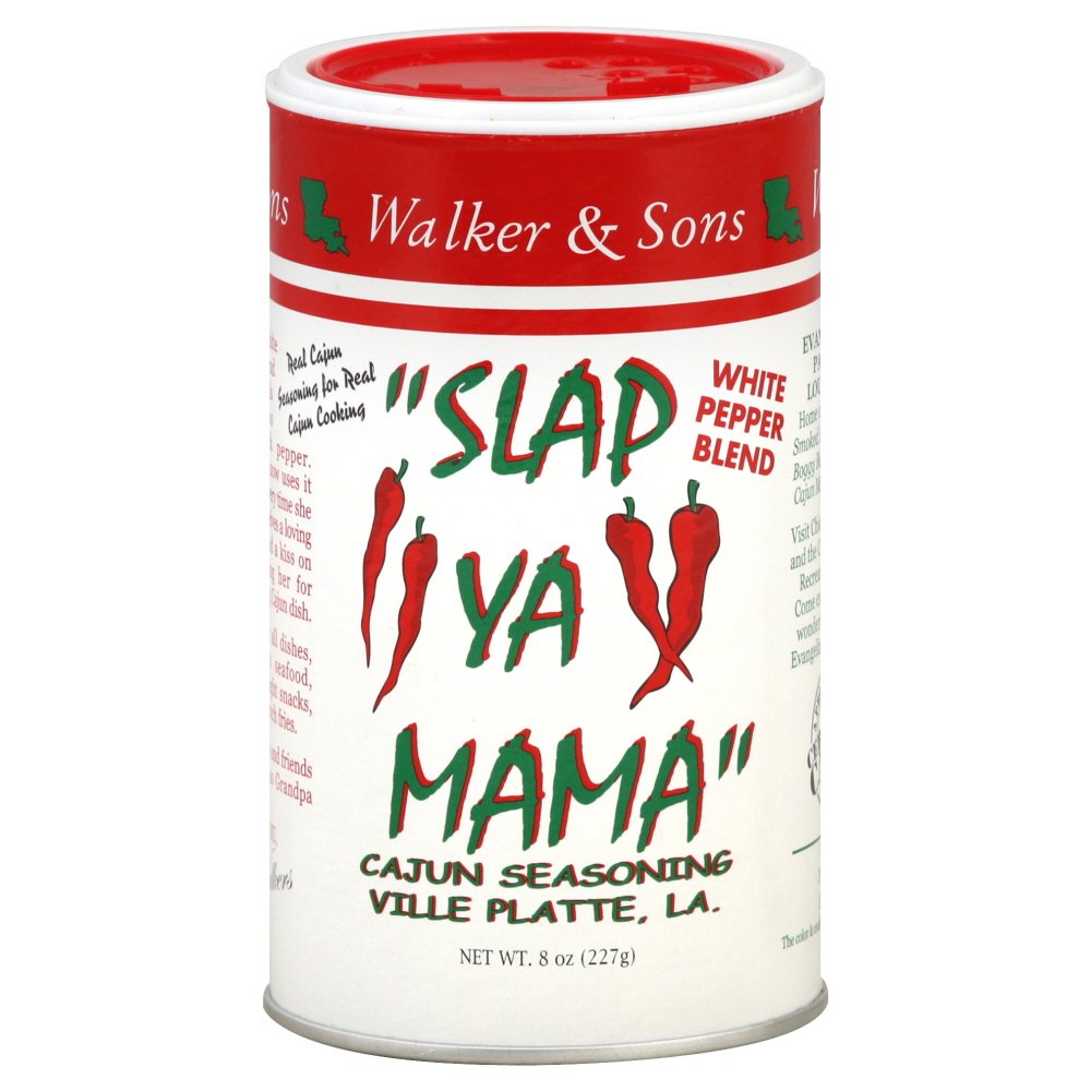 8 oz Slap Ya Mama Cajun Seasoning with White Pepper Blend - Perfect for Grilling, Seafood & Southern Cooking