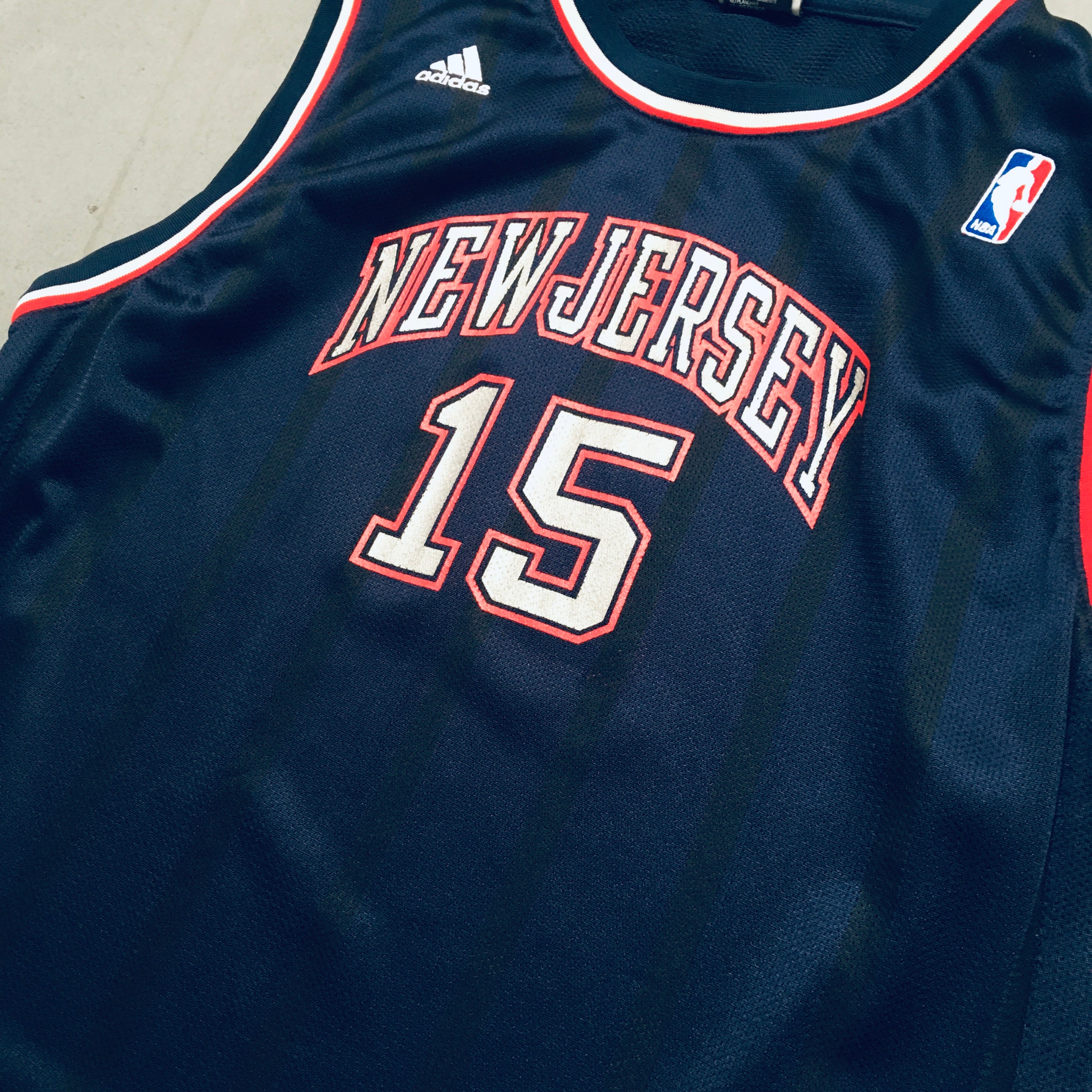 Authentic Vince Carter 2006-07 New Jersey Nets Navy Blue Adidas Jersey Size S | NBA Basketball Fan Gear for Games & Collectibles