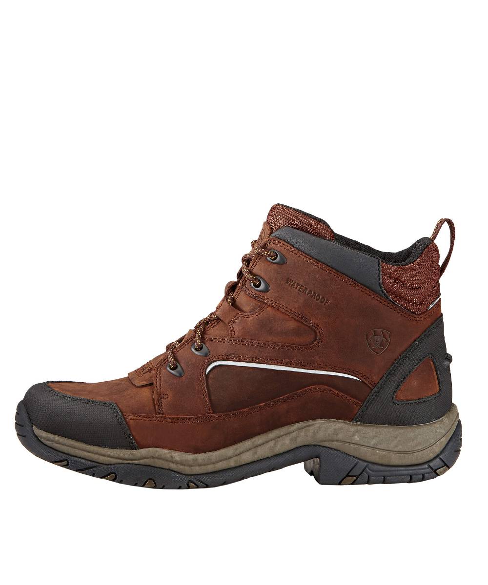 Ariat Men's Telluride II Waterproof Work Boots - Durable Leather Construction for Outdoor, Hiking & Ranch Work
