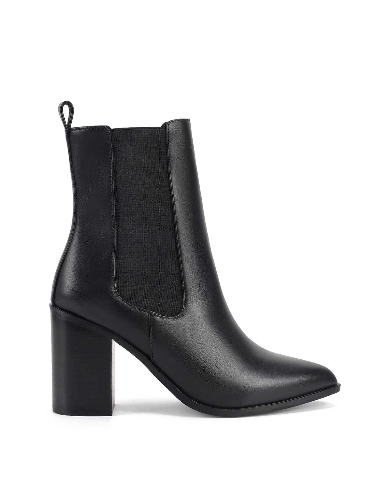 Stylish Black Leather Ankle Boots for Women - Comfortable & Fashionable Riding Boots for Casual Outings, Work & Date Nights