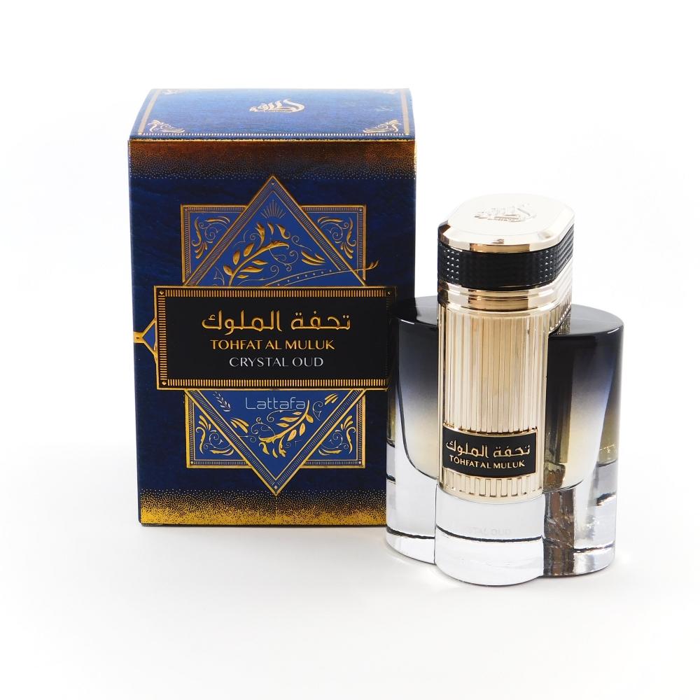 Tohfat Al Muluk Crystal Oud Eau de Parfum 100ml - Luxury Arabian Perfume for Men & Women, Long-Lasting Fragrance for Special Occasions, Evening Events & Romantic Dates
