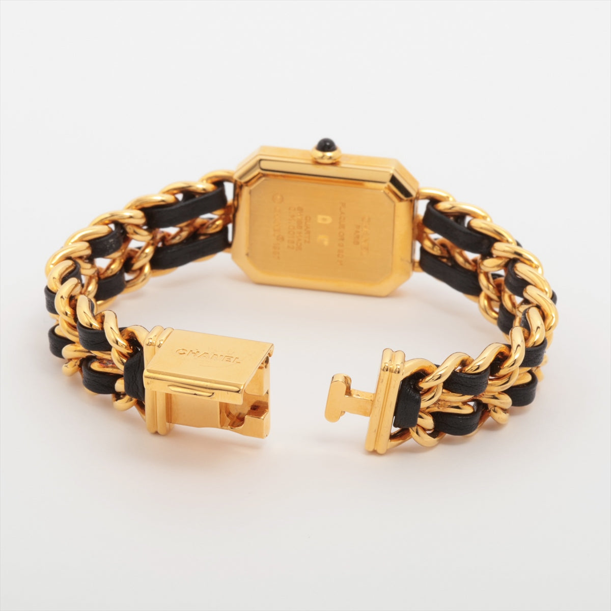 Chanel Première M Black Face Gold Watch - Luxury Women's Wristwatch for Business & Formal Occasions