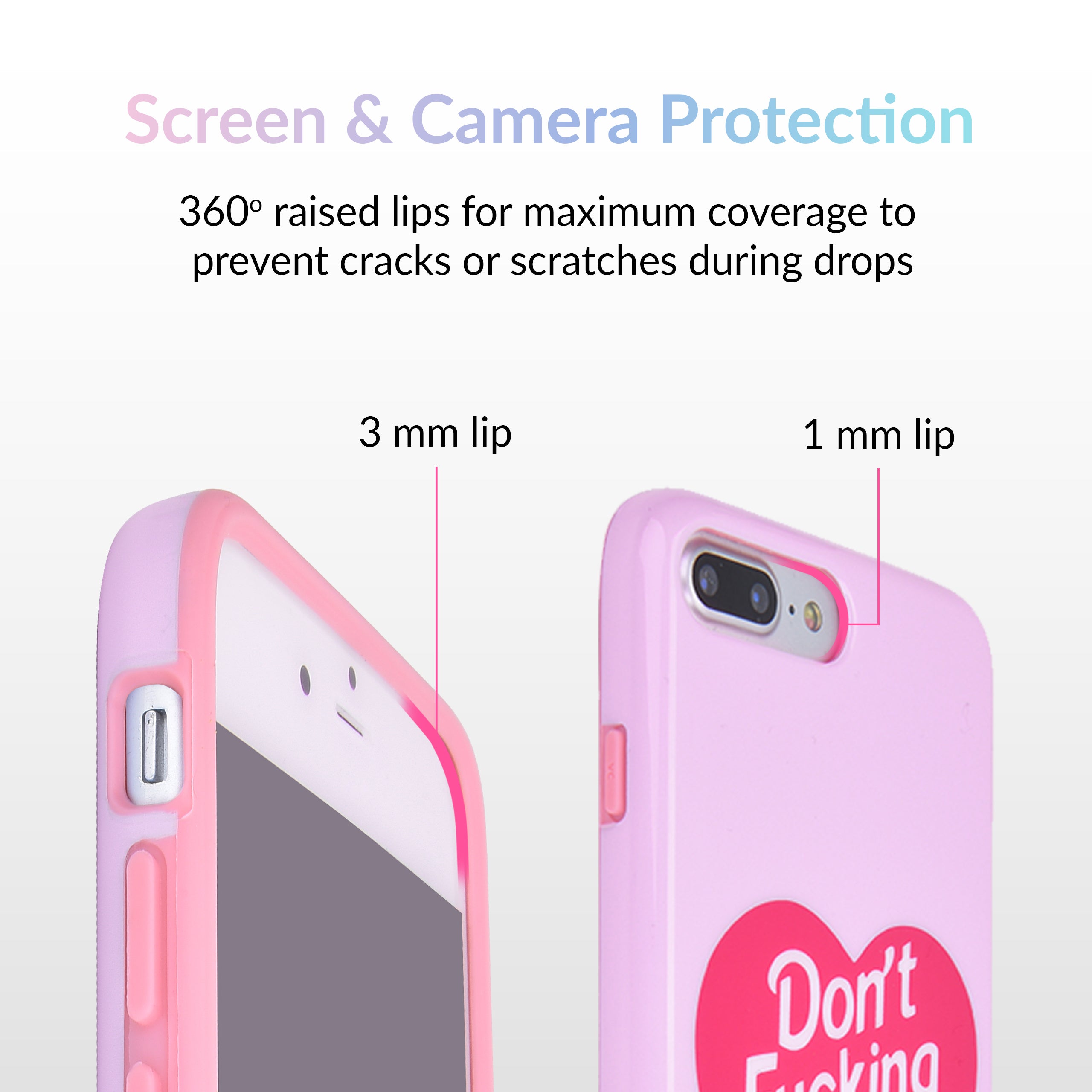 Don't Touch Me iPhone Case - Funny Protective Cover for iPhone 12/13/14/15 Pro Max - Perfect for Office, School & Everyday Use