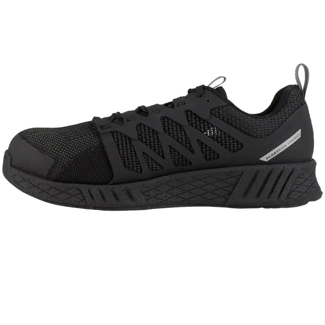 Fusion Flexweave™ Composite Toe Athletic Work Shoes for Men - Lightweight Safety Shoes for Construction, Warehouse & Outdoor Work - Black