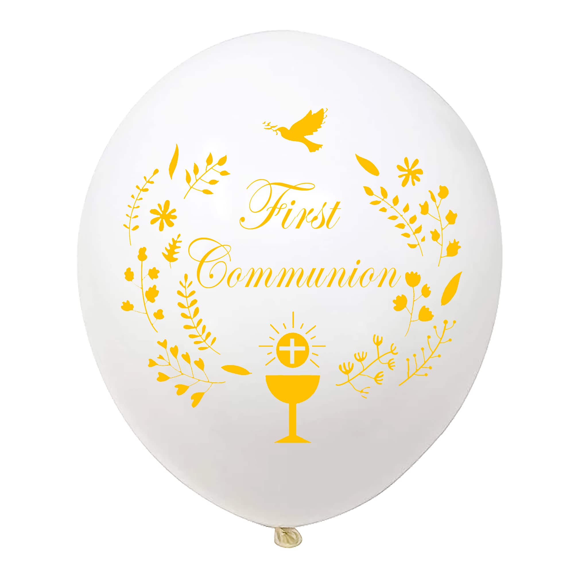 First Communion Decorations for Boys and Girls - Holy Communion Party Supplies, Cross Centerpieces, Banner & Tableware - Perfect for Church Celebrations, Home Parties & Religious Events