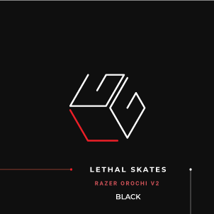 Lethal Skates V2 - Premium Glass Mouse Skates for Razer Orochi V2 - Ultra Smooth Gliding for Gaming & Esports - Perfect for FPS, MOBA & Competitive Gaming