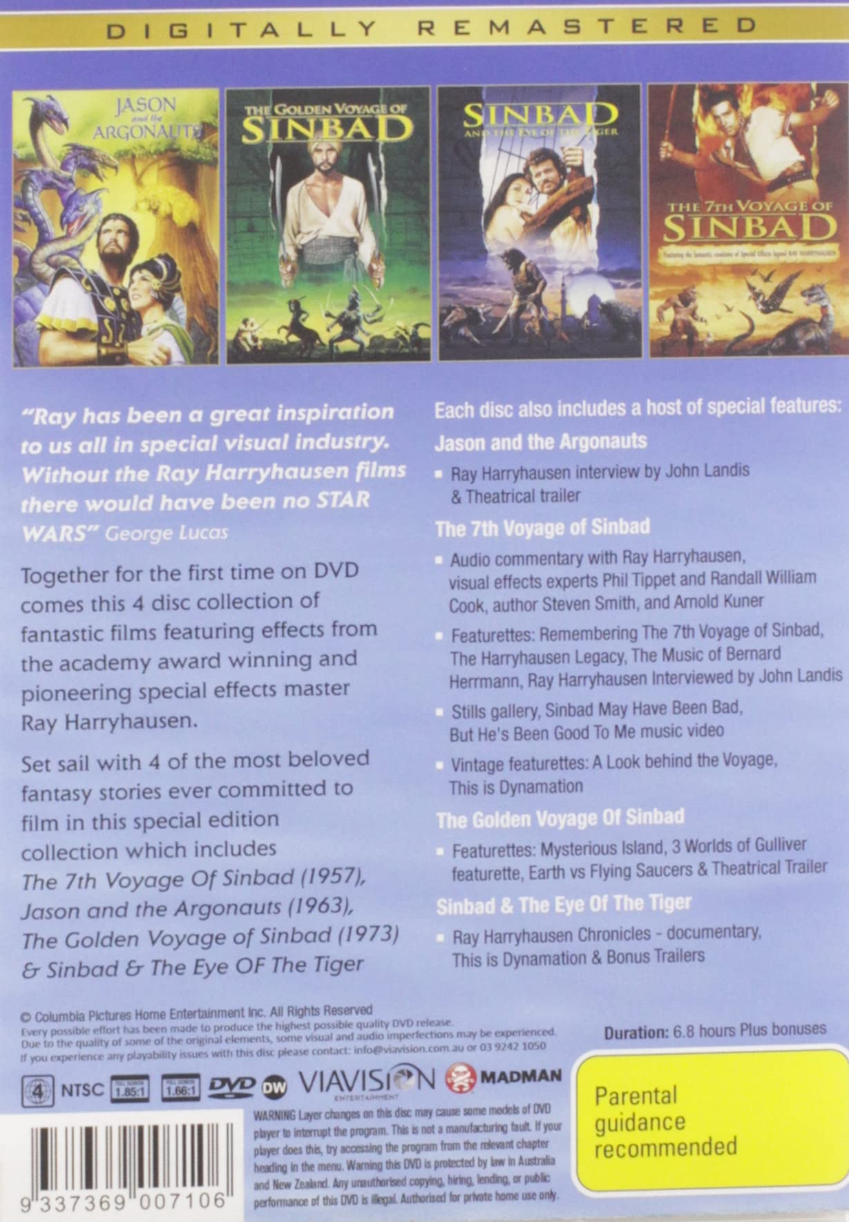 Ray Harryhausen's Best Fantasy Films Collection | Classic Stop-Motion Animation Movies for Sci-Fi & Adventure Fans | Perfect for Movie Nights & Film Studies
