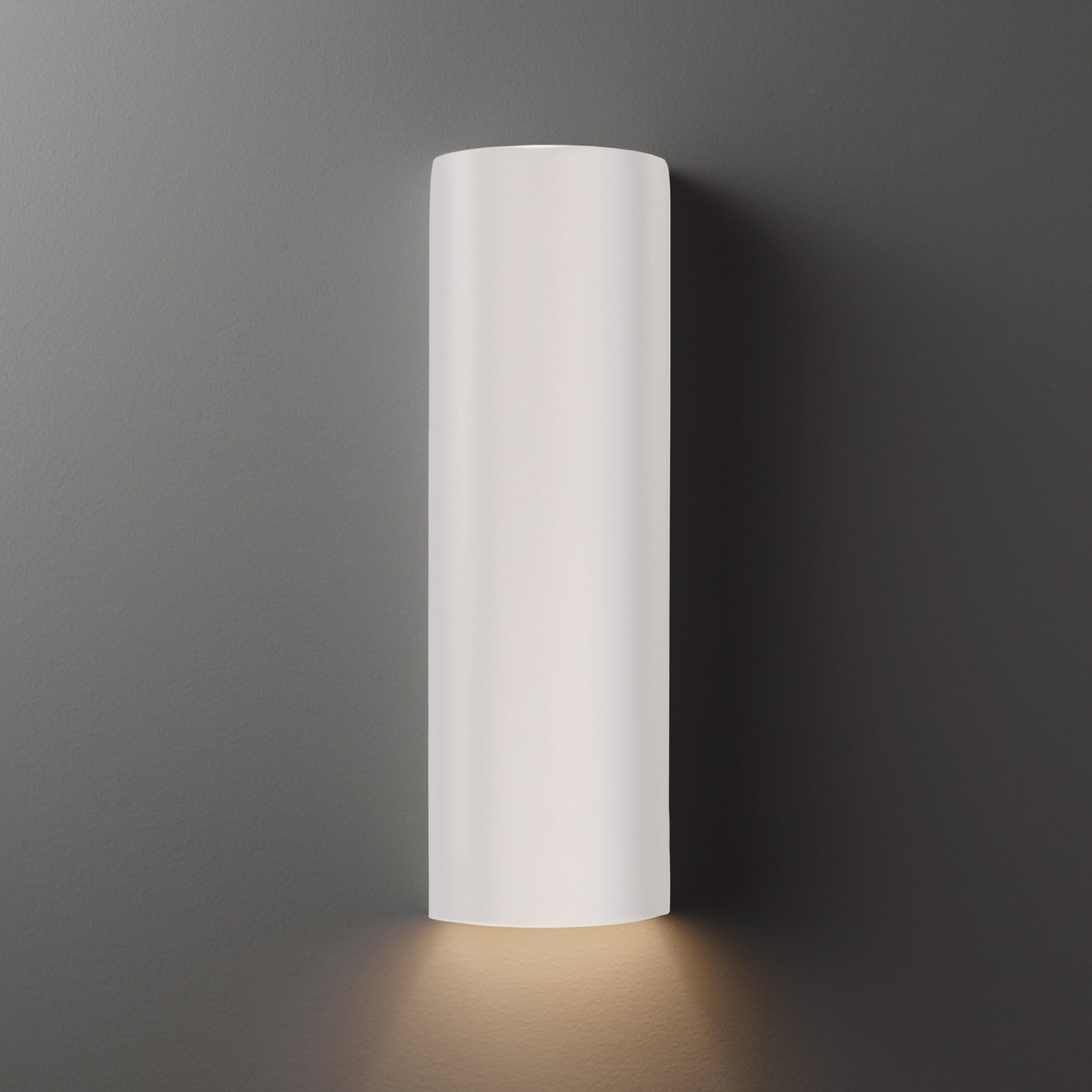 Justice Design Group Ambiance Collection 1-Light Wall Sconce - Bisque Finish - Elegant Wall Lighting for Bedroom, Hallway & Living Room Decor