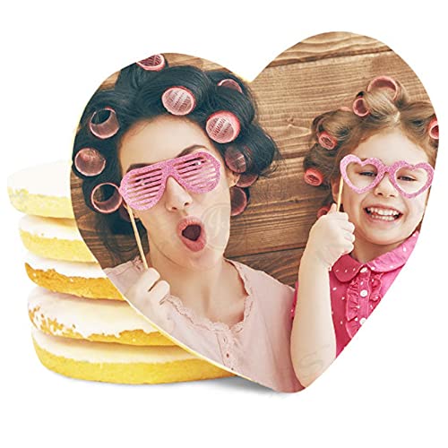 Custom Sugar Cookies (25 Count) - Personalized with Your Business Logo or Text - Heart Shaped 4