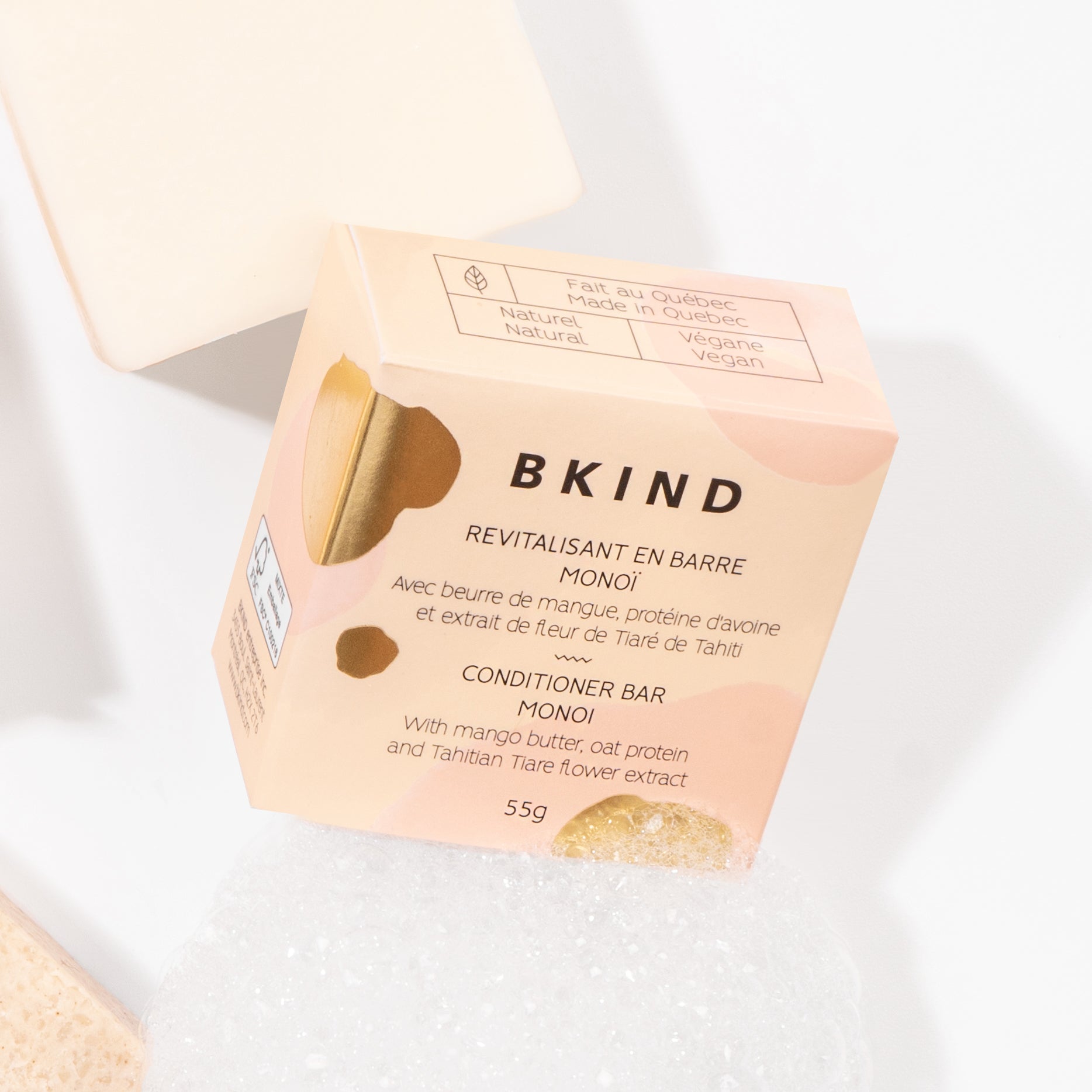 Best Natural Conditioner Bar for Dry & Thin Hair - Organic Moisturizing Hair Treatment for Damaged Hair - Perfect for Travel, Gym & Eco-Friendly Home Use