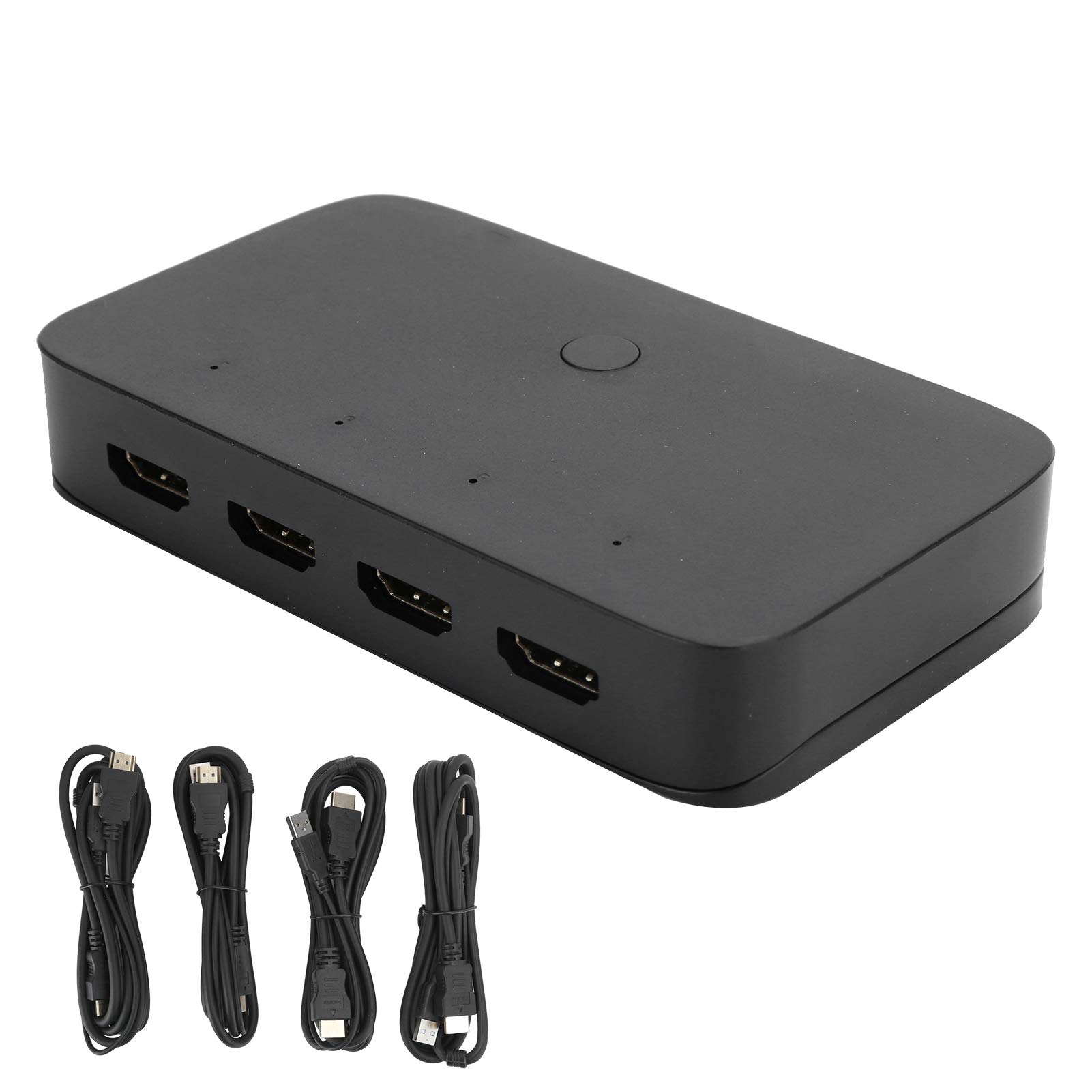 Valentine's Day Gift - Leftwei 4K 30Hz 4-In-1-Out HDMI Switch Splitter for PC, Laptop, Printer & USB Drive | Perfect for Home Office, Gaming & Multimedia Setup