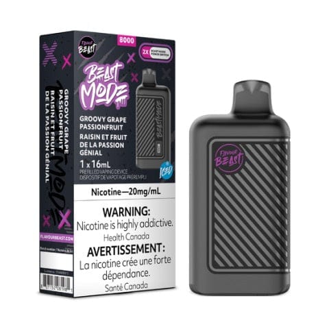 Flavour Beast Mode 8K Disposable Vape - 8000 Puffs & 16mL E-Liquid - Long-Lasting Vaping for Travel, Work & Outdoor Activities
