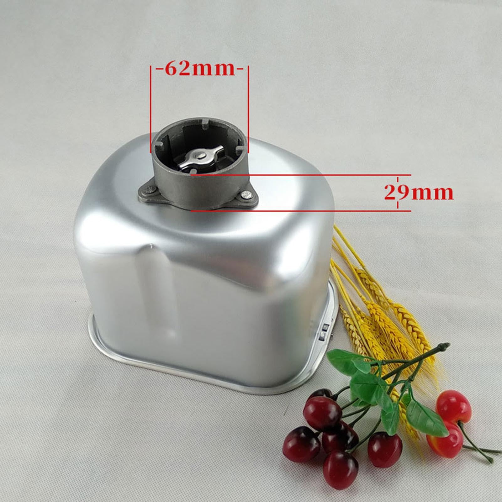 Premium Aluminum Alloy Bread Maker Bucket - Durable Bread Machine Pan Replacement | Multipurpose Baking Barrel & Loaf Pan for Mixing Dough | Perfect for Home Baking, Bread Machine Parts Replacement & Commercial Kitchen Use