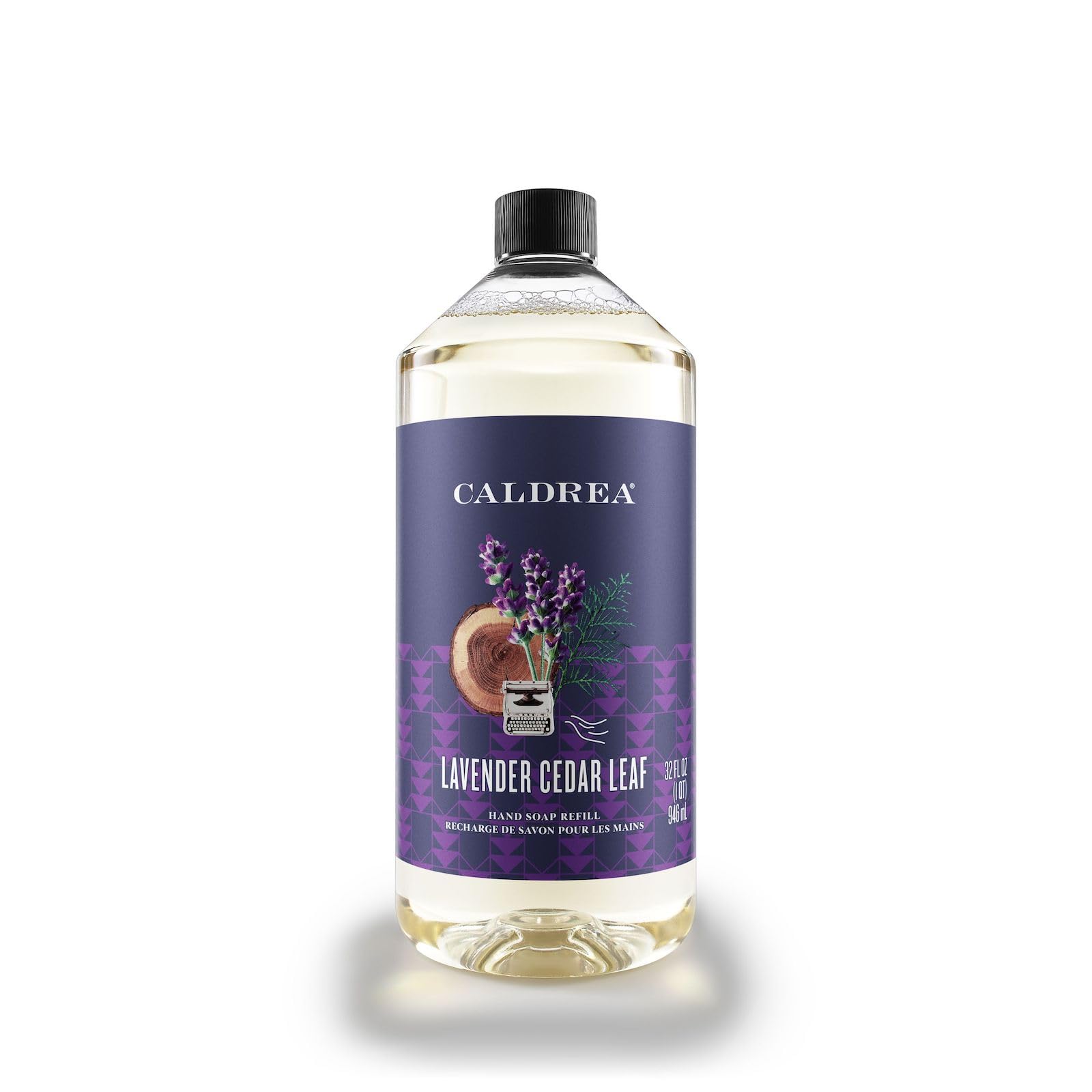 Caldrea Hand Soap Refill 32oz - Aloe Vera & Olive Oil with Lavender Cedar Leaf Essential Oils for Moisturizing & Cleansing | Gentle Hand Wash for Kitchen, Bathroom & Office Use