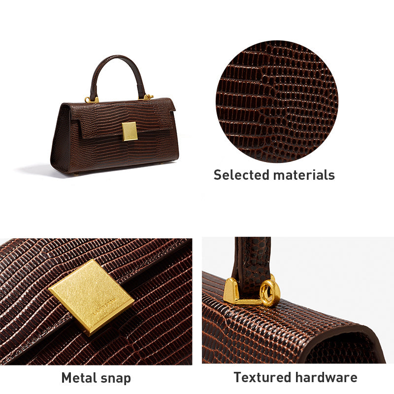 Genuine Leather Shoulder Bag for Women - Stylish Underarm Tote & Crossbody Purse - Perfect for Work, Travel & Everyday Use