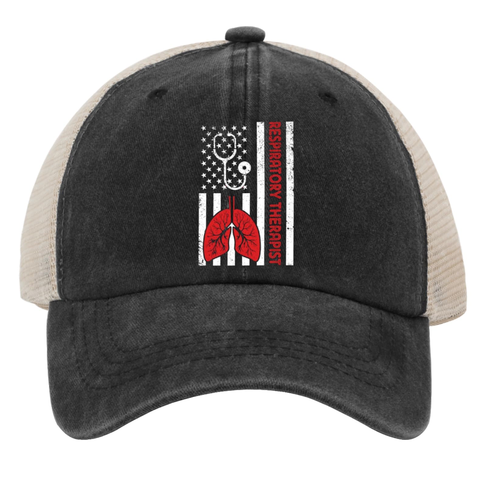 Respiratory Therapist Dad Hats - Graphic Baseball Caps for Men - Perfect for Medical Professionals, Gifts & Everyday Wear