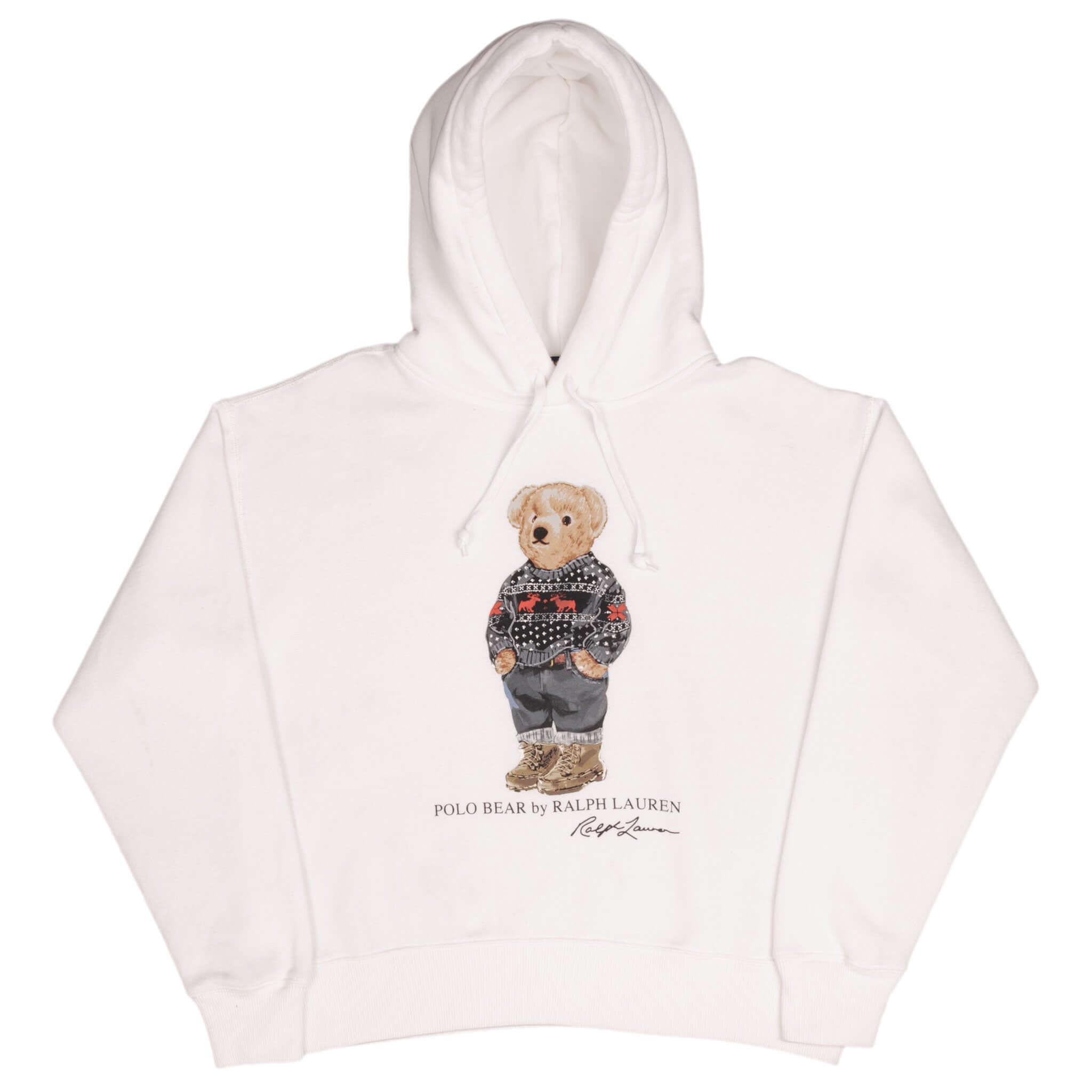 RALPH LAUREN Polo Bear Women's Hoodie Sweatshirt - Medium Size | Cozy Pullover for Casual Wear, Street Style & Winter Fashion
