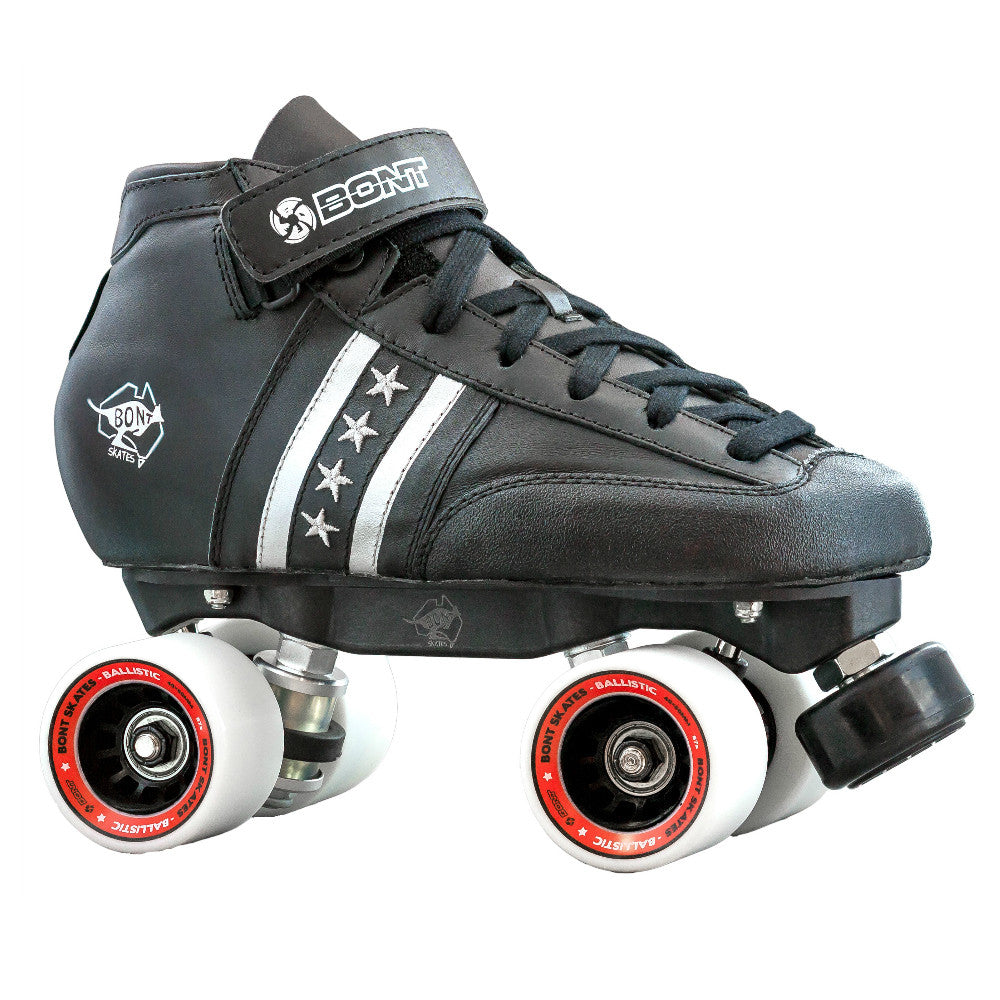 Bont Quad Star Ballistic Quad Skates - Premium Roller Skates for Women & Men - Outdoor & Indoor Skating, Derby, Rink, Fitness & Recreation