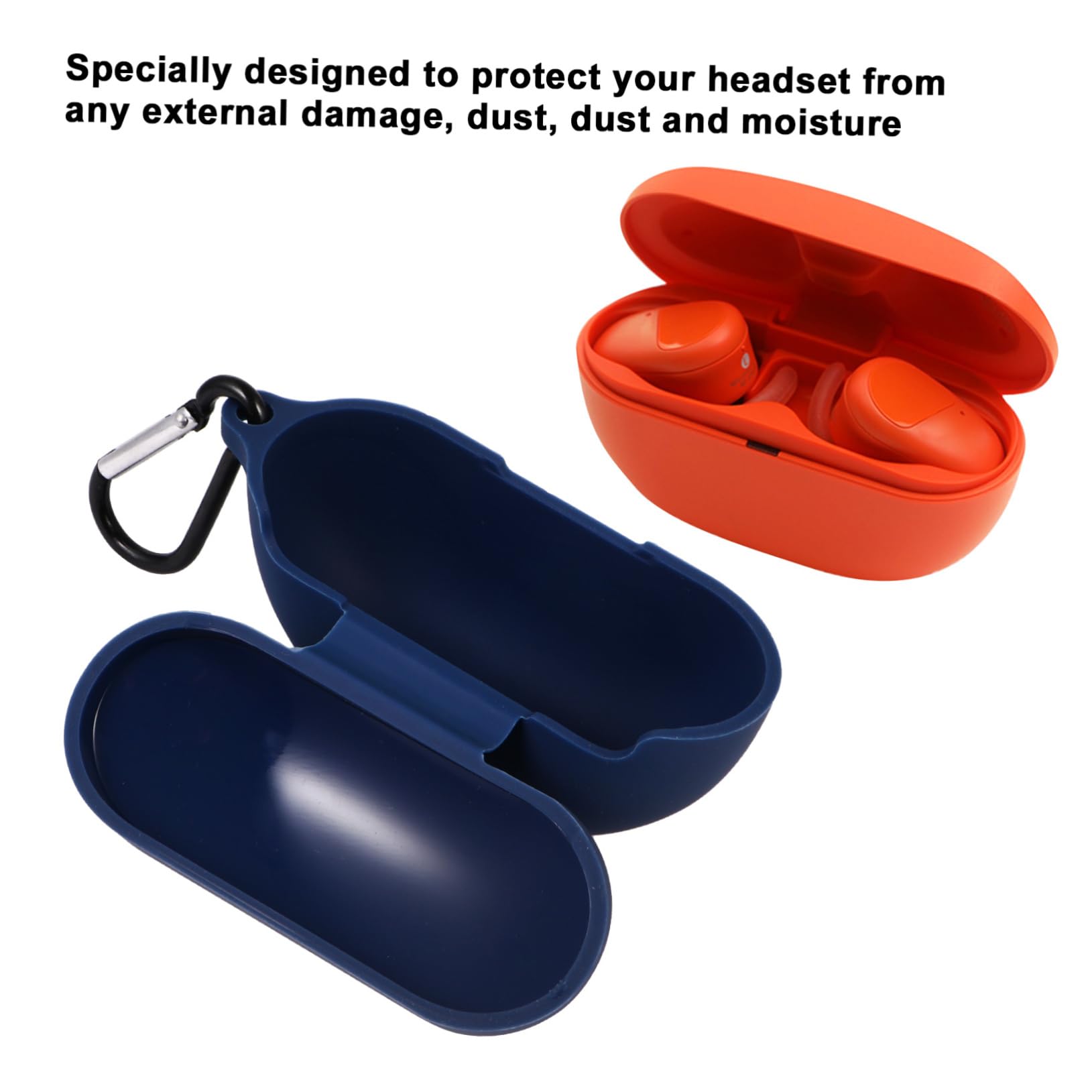 Hemobllo 2 Pack Universal Headphone Case for Sony WH-SP800N - Durable Protective Cover with Hanging Hook for Travel, Gym & Daily Storage