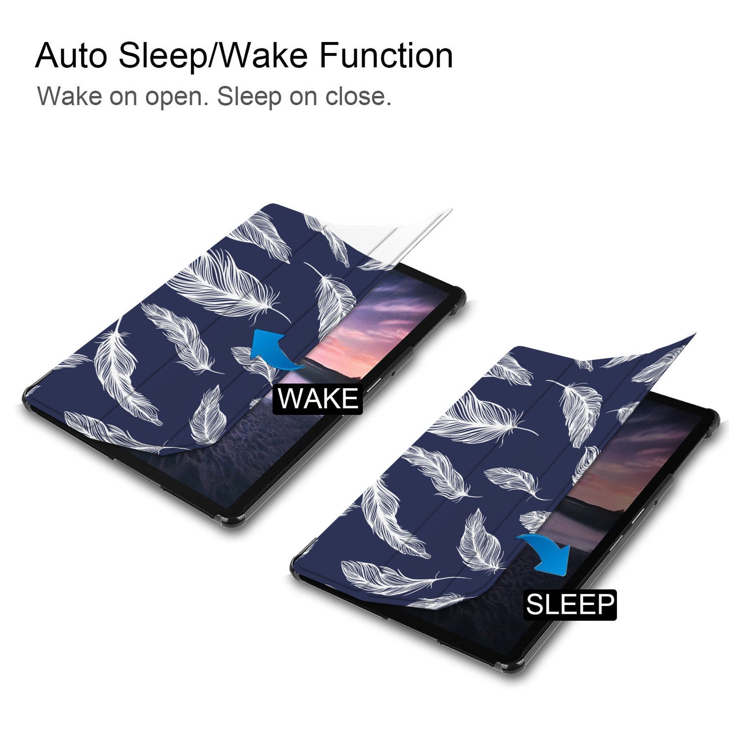 Samsung Tablet Case - Lightweight & Durable Cover for Samsung Galaxy Tab A/S6/S7/S8 - Perfect for Work, Travel & School