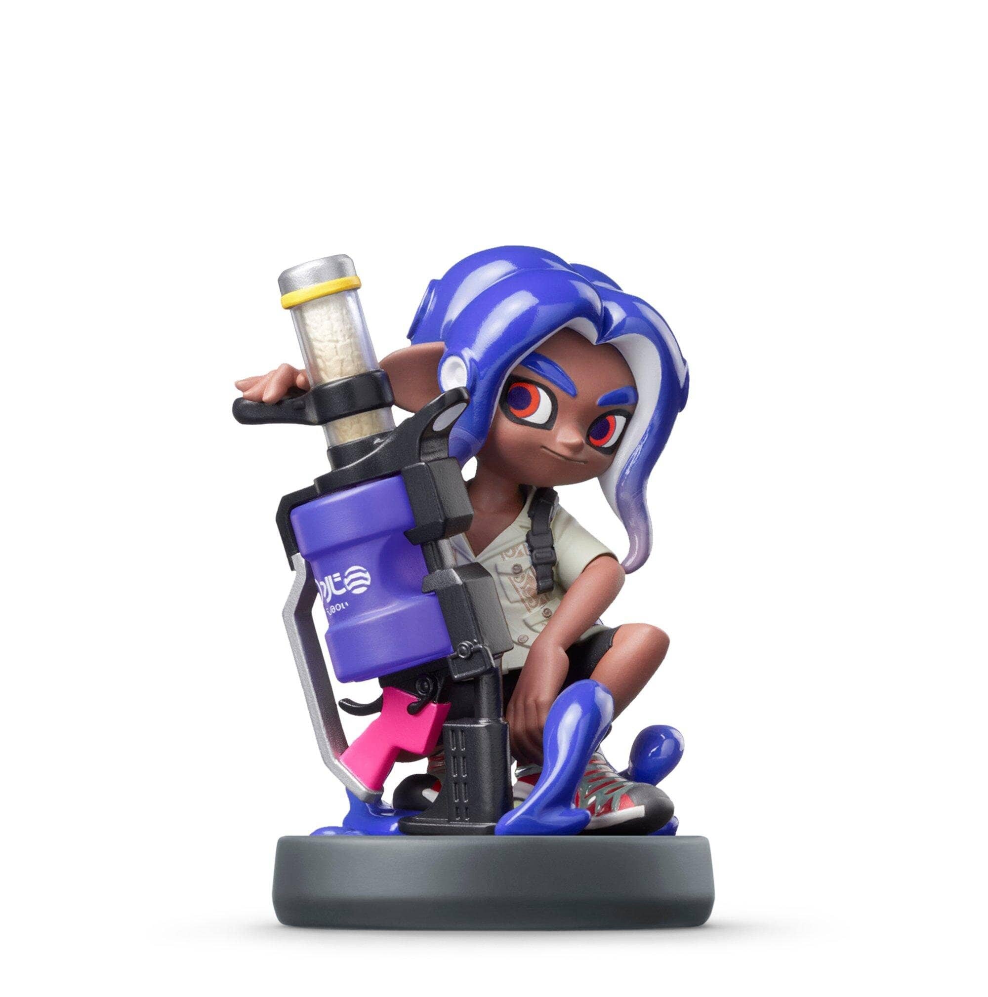Splatoon 3 Octoling Amiibo Figure - Official Nintendo Collectible for Switch - Perfect for Gaming Fans and Collectors - Use in Splatoon 3 for Exclusive In-Game Rewards