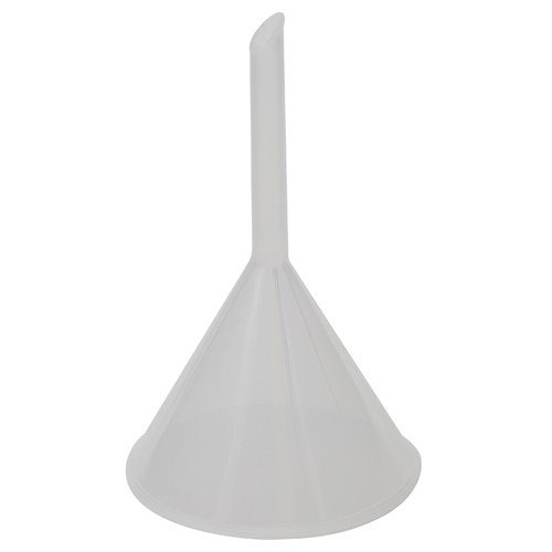 Kartell 241685 Reusable Small Bore Autoclavable Polypropylene Funnel - 100mm Diameter (Pack of 50) - Ideal for Laboratory Analysis, Chemical Filtering & Sterile Liquid Transfer