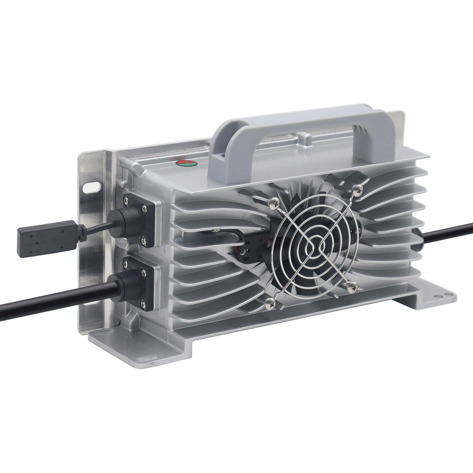 Abakoo 48V 15A Golf Cart Battery Charger Replacement for Club Car with Round 3 Pin Plug - IP68 Waterproof - Perfect for Golf Course, Resort & Home Use