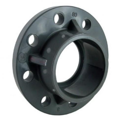 PVC Fixed Face Flanges Table D - Heavy Duty Pipe Flange Connectors for Plumbing, HVAC & Industrial Use - Perfect for Water, Gas & Chemical Pipe Systems