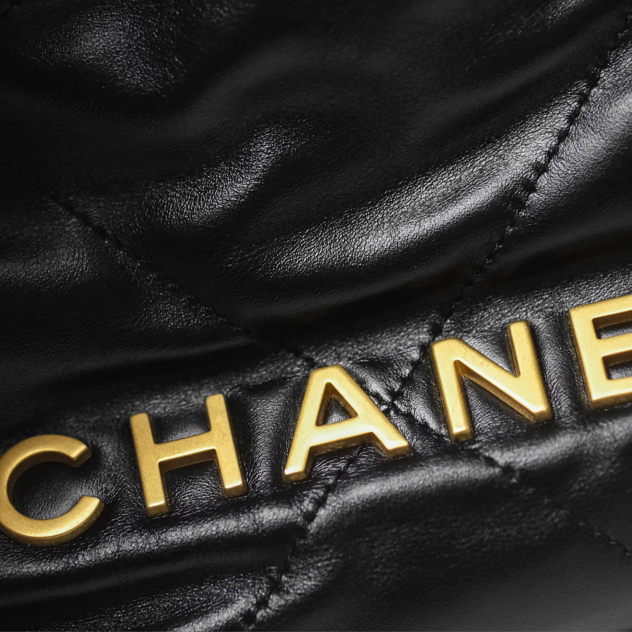 Chanel 22 Mini Bag Black Crumpled Calfskin with Aged Gold Hardware - Luxury Crossbody Purse for Women, Perfect for Date Night & Evening Events