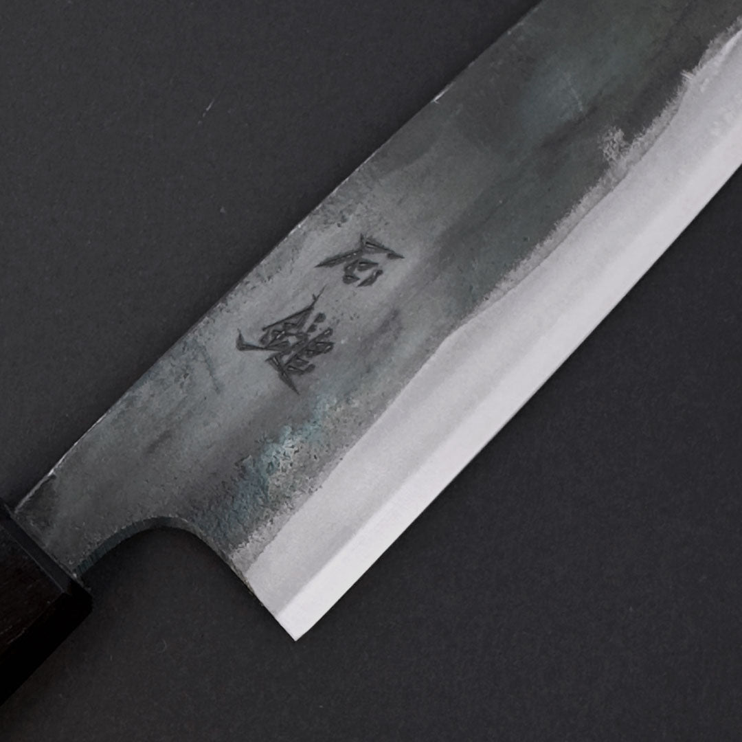 Premium Ishizuchi White #1 Kurouchi Santoku Knife 165mm (6.5