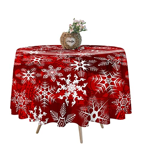Red White Snowflake