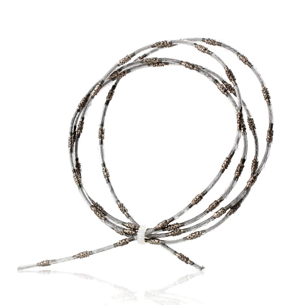 2.2mm Diamond Wire Saw for Granite Marble Cutting - Mining Rope Saw for Stone & Concrete - 1M/Lot