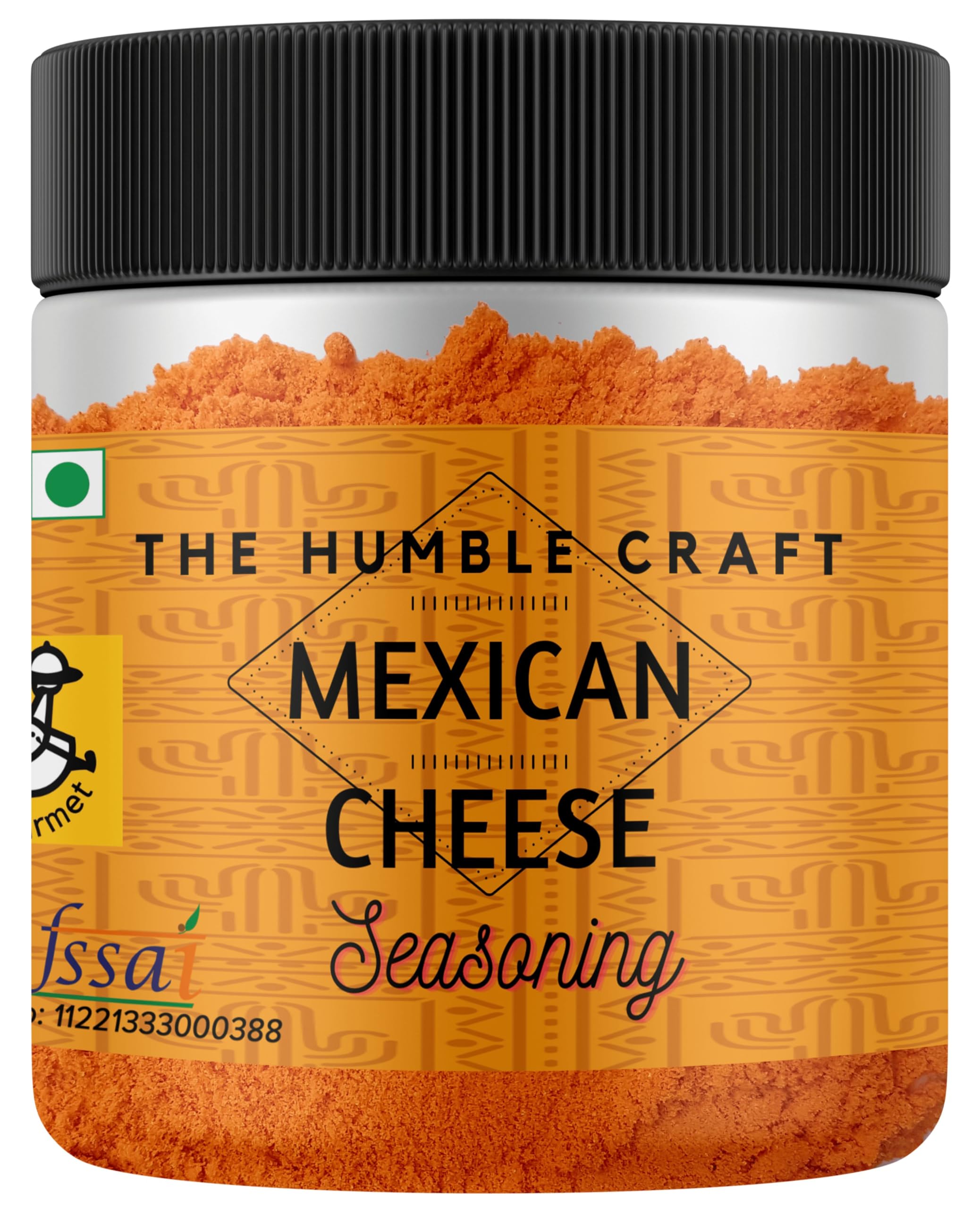 Humble Craft Mexican Cheese Popcorn Seasoning Powder - 100g | Fajita, Taco, Nachos & Burrito Seasoning | Perfect for Popcorn, Fries, Tortillas & Enchiladas | Authentic Cheese Flavor for Snacks & Mexican Dishes