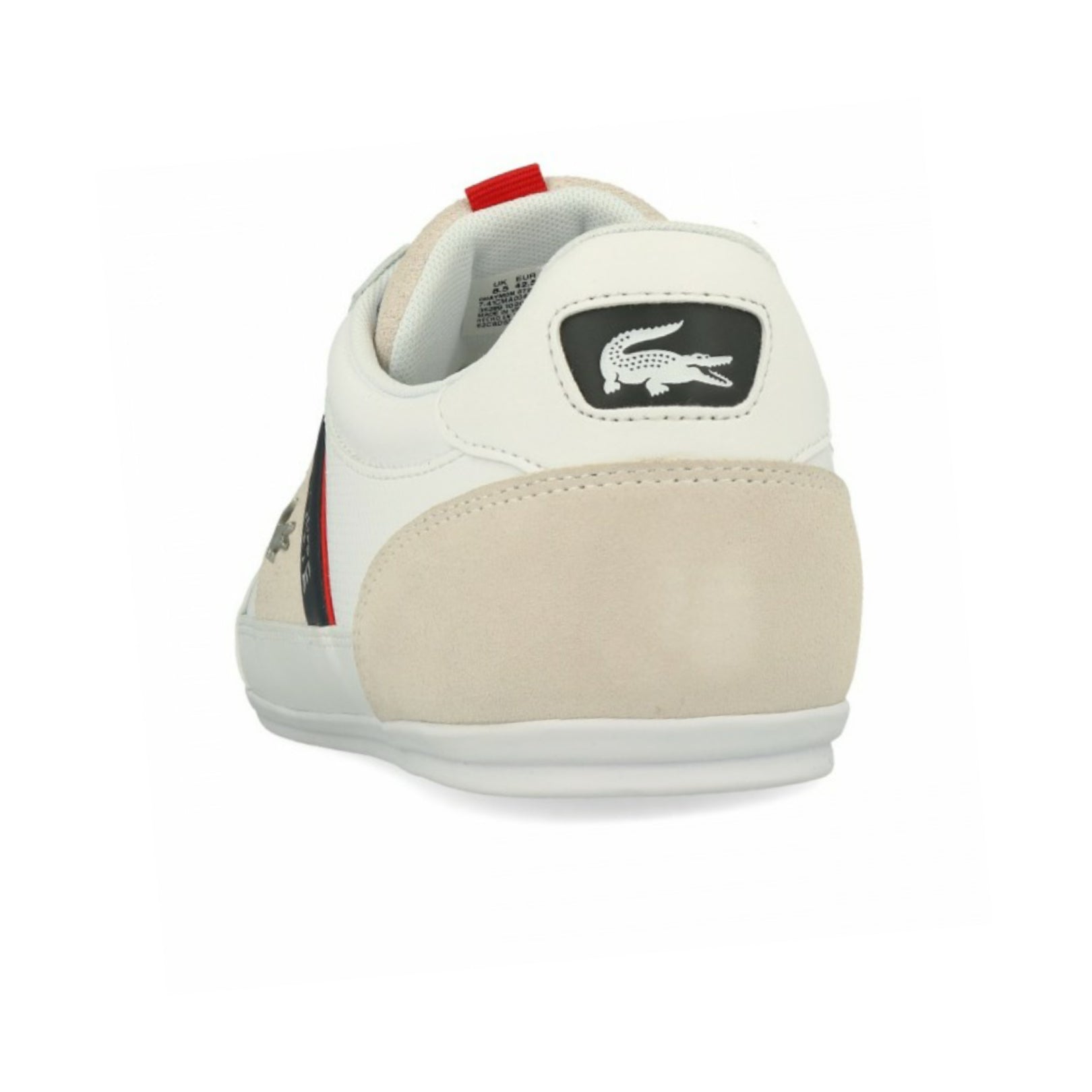 Lacoste Men's 2 CMA Sneakers in White & Navy - Casual Comfort Shoes for Walking, Running & Everyday Wear
