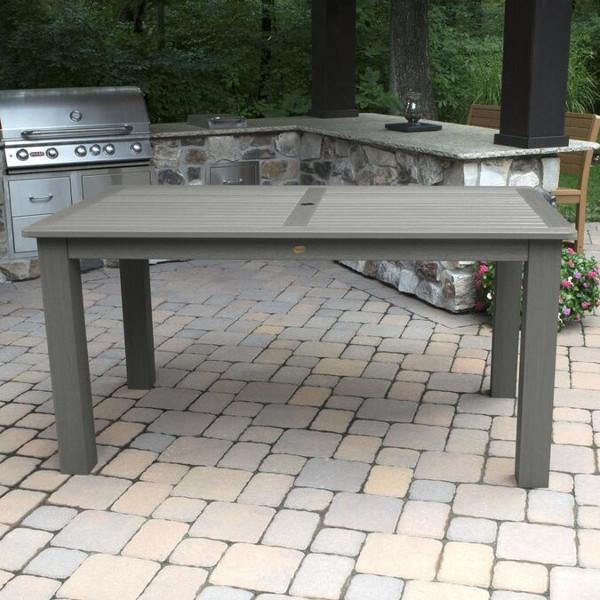 Outdoor Rectangular Counter Height Dining Table - Weather-Resistant Patio Furniture for Backyard, Deck, and Garden Dining - Perfect for Entertaining Guests