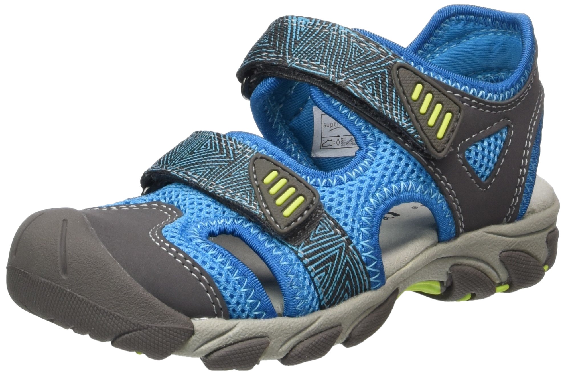 Superfit Boys' Open Toe Sandals - Comfortable Kids' Beach Shoes for Summer, Size 7.5 UK (Child) - Perfect for Outdoor Play, Poolside & Vacation