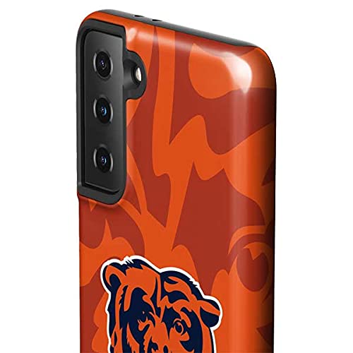 Official NFL Chicago Bears Double Vision Phone Case for Samsung Galaxy S21 FE - Durable Protective Cover with Premium Design - Perfect for Football Fans, Game Days & Everyday Use