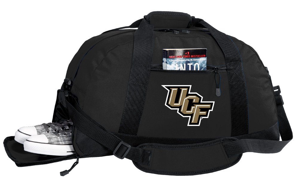 UCF Knights Duffle Bag with Shoe Compartment - Waterproof Gym Bag for Men & Women, Perfect for Travel, Workout, and Sports - University of Central Florida Official Merchandise