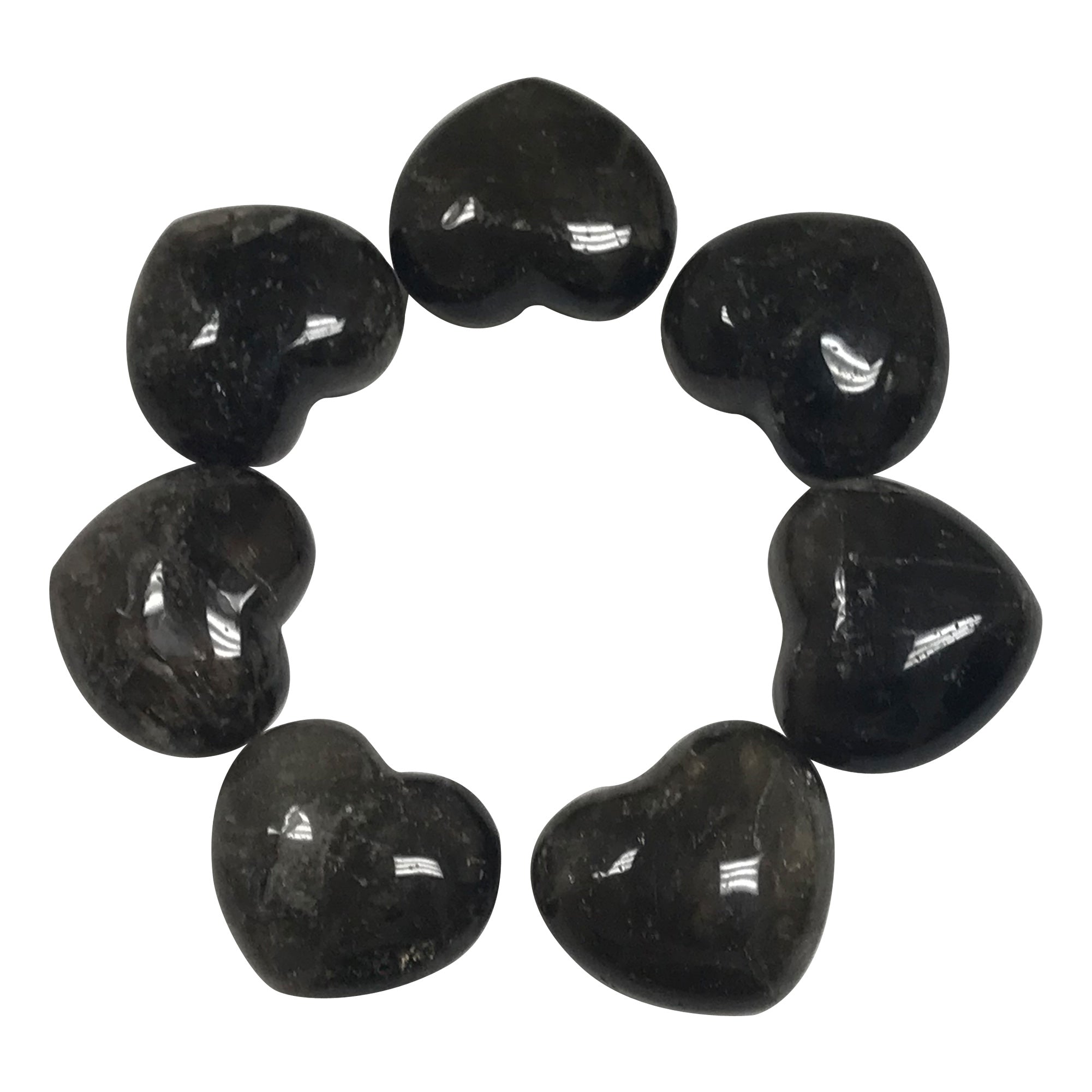 Natural Smokey Quartz 3 Heart Gemstone Collectible - RSH111 | Healing Crystal for Meditation, Jewelry Making & Spiritual Gifts