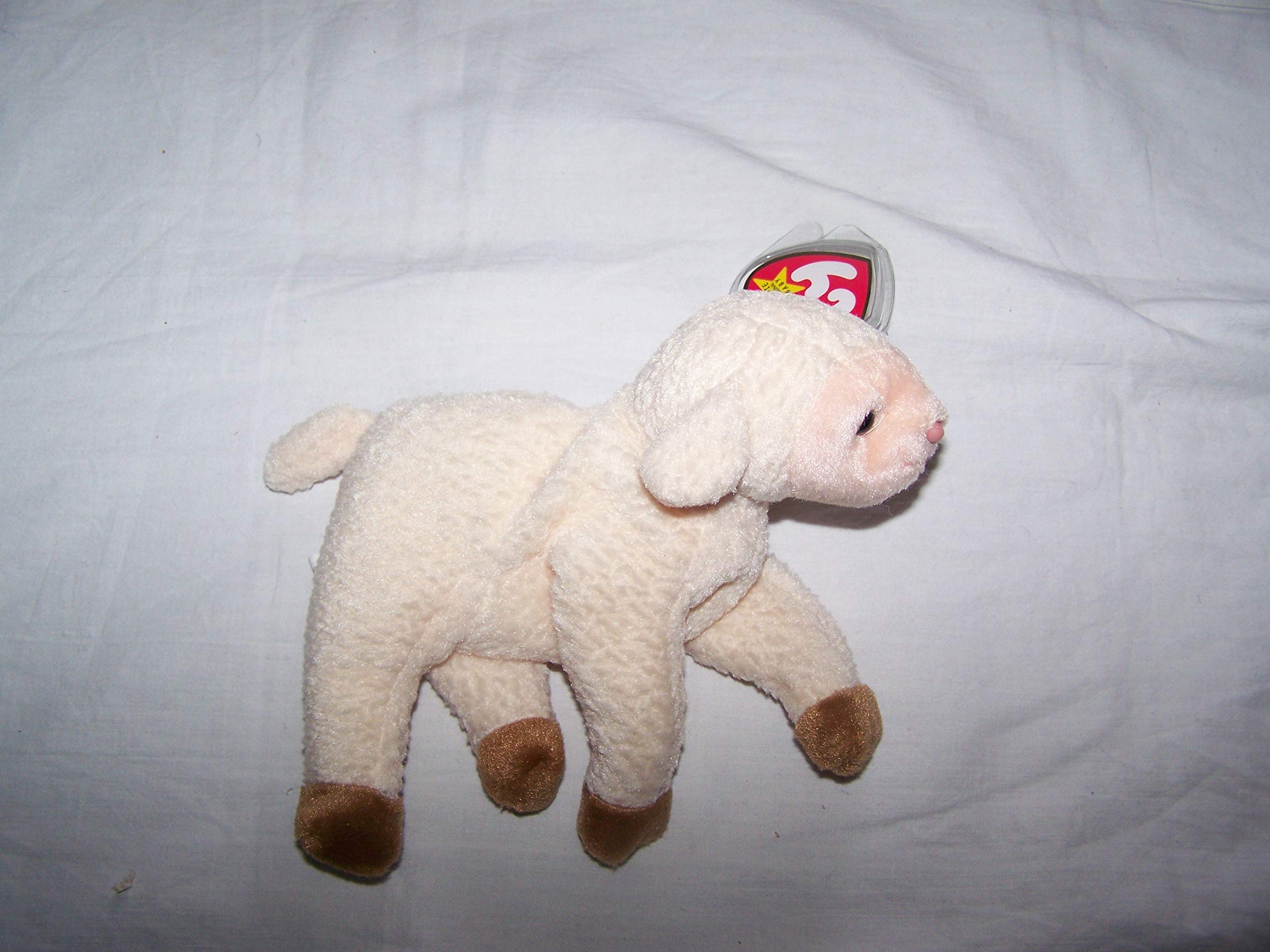 TY Beanie Baby Collectible - EWEY The Lamb Plush Stuffed Animal Toy for Kids & Collectors | Perfect Gift for Birthdays, Christmas & Display Collections